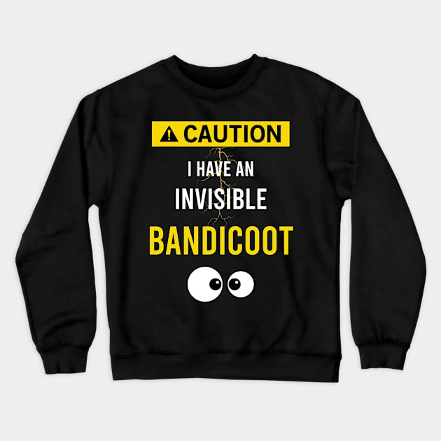 Invisible Bandicoot Crewneck Sweatshirt by flaskoverhand